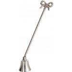Kovové zhášedlo na svíčky s klasickou mašlí 23 cm – stříbrné, H&L – Hledejceny.cz