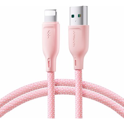 Joyroom SA34-AL3 USB - iPhone Lightning, 3A, 1m, růžový – Zbozi.Blesk.cz