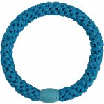 KKNEKKI Gumička do vlasů Kknekki Azure Blue Glitter, modrá barva, textil – Hledejceny.cz