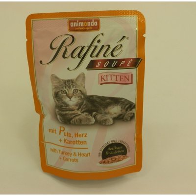 Rafiné Soupé Kitten krůta srdce karotka 100 g – Zboží Mobilmania