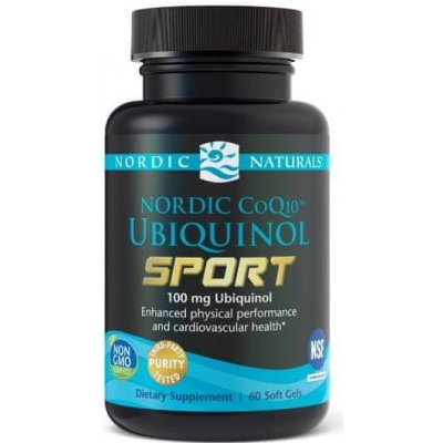 Nordic Naturals Coq10 Ubiquinol Sport 100 mg 60 měkkých tobolek 4400 – Hledejceny.cz