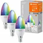 Ledvance Smart+ WIFI Sada LED světelných zdrojů, 4,9 W, 470 lm, RGB, teplá–studená bílá, E14, 3 ks – Hledejceny.cz