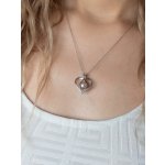 Pan Perla Stříbro přívěsek pro perlu tvar srdce 40/STR2 – Sleviste.cz