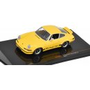 Welly Carrera Porsche 911 RS 1973 model bílé s pruhem červeným 1:34