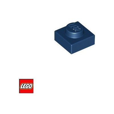 LEGO® 3024 Podložka 1x1 Tmavě-Modrá – Sleviste.cz