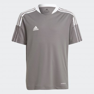 adidas dětský dres Performance Tiro 21 TR Jersey Y Šedá – Zboží Mobilmania