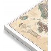 Nástěnné mapy National Geographic Evropa - nástěnná mapa Executive 118 x 92 cm Varianta: mapa v hliníkovém rámu, Provedení: bílý rám