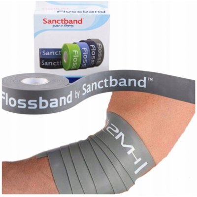 Sanctband Flossband 2,5 cm šedá