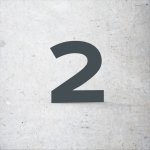 Domovní číslo - samostatné číslice - KLASICKÉ - 1 číslice 10 cm – Sleviste.cz