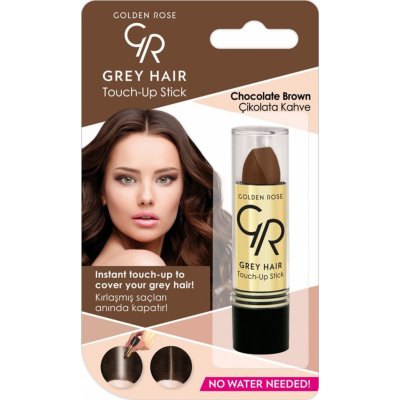 Golden Rose Gray Hair Touch Up Stick barvící korektor na odrostlé a šedivé vlasy 08 Chocolate Brown 5,2 g – Zbozi.Blesk.cz