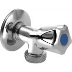 Aqualine Pračkový kulový ventil se zpětným ventilem 1/2"x3/4", chrom - 5313 – Zboží Mobilmania