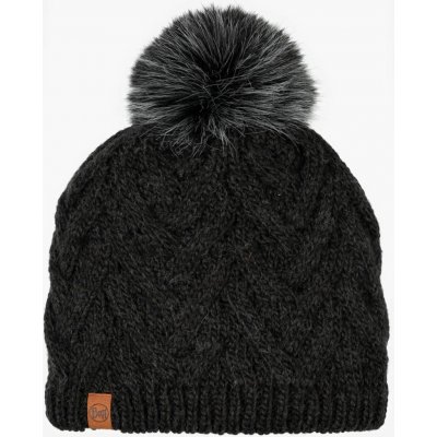 Dámská zimní čepice Buff Knitted&Fleece Beanie Caryn graphite – Hledejceny.cz