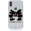 Pouzdro a kryt na mobilní telefon Apple AppleMix Apple iPhone X / Xs zamilovaní Mickey a Minnie čiré