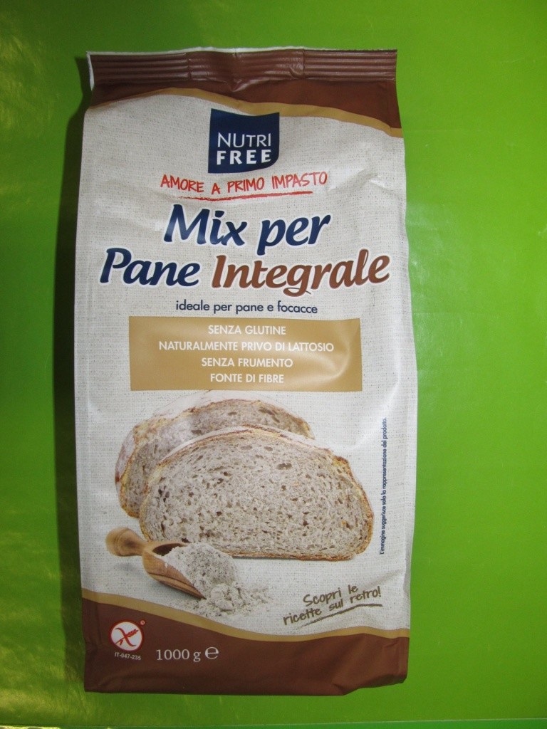 Nutrifree MIX PER PANE INTEGRALE bezlepková směs 1000 g