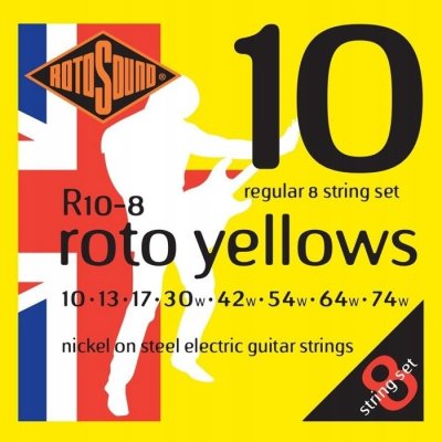 Rotosound R10 8 Roto Yellows – Hledejceny.cz