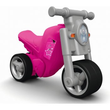 BIG motorka Girl Bike růžovo-šedé