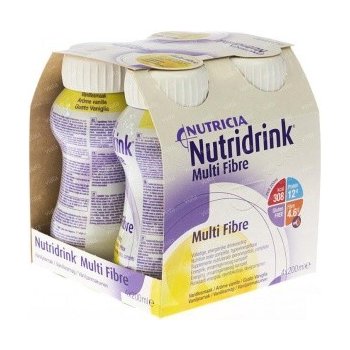 NUTRIDRINK MULTI FIBRE S PŘÍCHUTÍ VANILKOVOU POR SOL 4X200ML