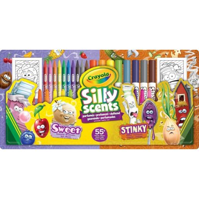Crayola Crayola 04-0642 Silly Scents sada pastelek a popisovačů s vůní 58 ks 1636812 – Hledejceny.cz
