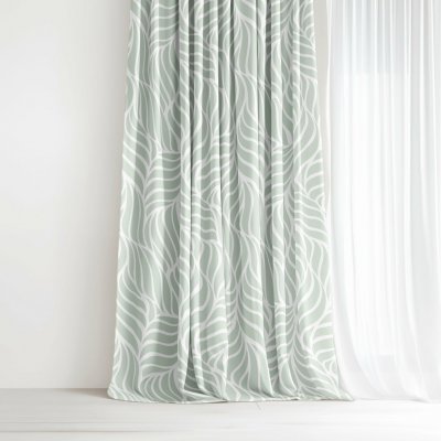 Goldea dekorační závěs luca - šalvějové linie 280x150 cm – Hledejceny.cz