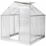 Max Polykarbonátový skleník 190 x 190 x 205 cm HLGH1003B – Zboží Mobilmania