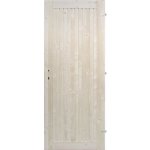 Radex Vchodové palubkové dveře smrkové, plné - 90 cm P – Zboží Mobilmania