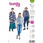 Střih Burda zelený 5855 - plyšová bunda, kabát – Zboží Mobilmania