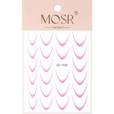 Starnails Samolepky na nehty ombré light pink – Hledejceny.cz
