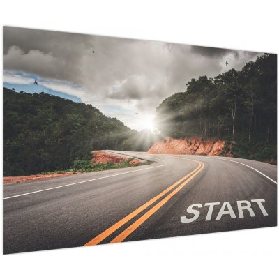 Obraz - Cesta start, jednodílný 120x80 cm – Hledejceny.cz