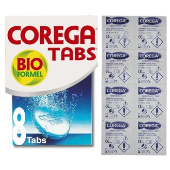 Corega TABS BIO Čistící tablety 8 ks CRGT08BIO