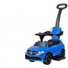 Dětské odrážedlo Mamido Mercedes-Benz s vodící tyčí 3v1 modré