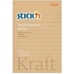 Bloček samolepicí KRAFT, 150x101 mm, linkovaný, 100 lístků – Hledejceny.cz