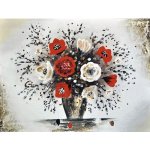 Ručně malovaný obraz 2.807.162 motiv květy 60x80cm – Hledejceny.cz