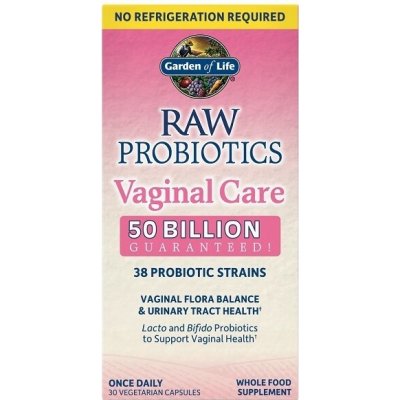 Garden of Life Raw Probiotics pro ženy 50 miliard CFU & 38 kmenů 30 kapslí – Hledejceny.cz
