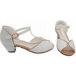 Next boty s podpatkem růžové zlato třpytky – Zboží Dáma