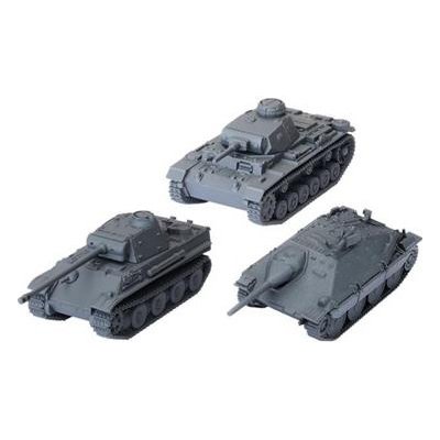 German Tank Platoon World of Tanks Miniatures Game: Panzer III J, Panther, Jagdpanzer 38t – Zbozi.Blesk.cz