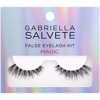 Gabriella Salvete False Eyelashes Magic sada umělé řasy 1 pár + lepidlo na řasy 1 g