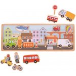Bigjigs Toys magnetické město – Zboží Dáma Bigjigs Toys magnetické město – Zboží Dáma