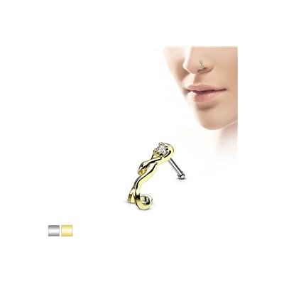 Piercingate piercing do nosu PNO00254 čirá – Zboží Dáma