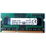 Kingston SODIMM DDR3 4GB 1600MHz KVR16S11S8/4 – Zboží Mobilmania