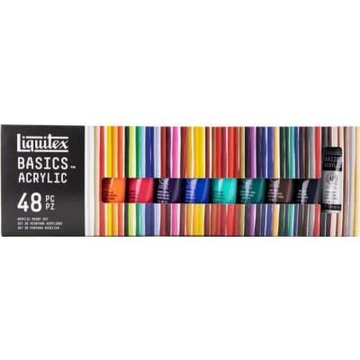 Liquitex Basic sada akrylových barev 48 ks 22 ml – Sleviste.cz