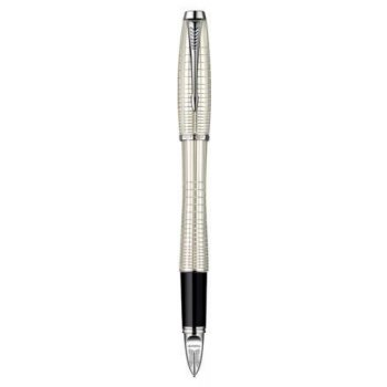 Parker 1501/2597603 Urban Premium Pearl Metal Chiselled