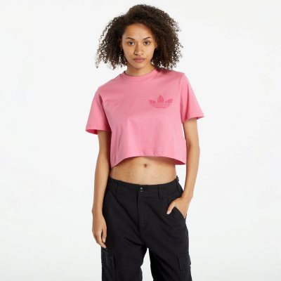 adidas Originals Cropped Tee růžové – Zboží Mobilmania