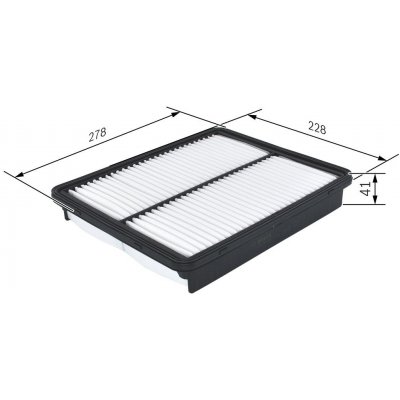 Vzduchový filtr BOSCH F 026 400 292 – Hledejceny.cz