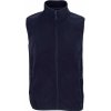 Pánská vesta Unisex microfleecová vesta na zip Factor námořnická modrá