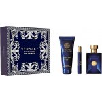 Versace Dylan Blue Pour Homme Set - EDT 100 ml + EDT 10 ml + sprchový gel 150 ml dárková sada – Hledejceny.cz