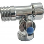 H-Line pračkový meziventil 1/2" x 1/2" x 3/4" kulový – Zboží Mobilmania
