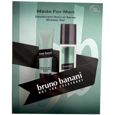 Bruno Banani Made Men deodorant sklo 75 ml + sprchový gel 50 ml dárková sada – Zbozi.Blesk.cz