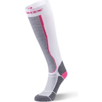 Klimatex Lyžařské ponožky LOGAN bílá – Zboží Mobilmania