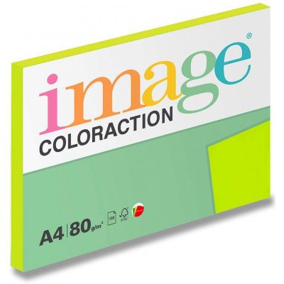 Papír barevný A4 80 g Image Coloraction NeoGn RIO reflexní zelená 100 ks – Sleviste.cz
