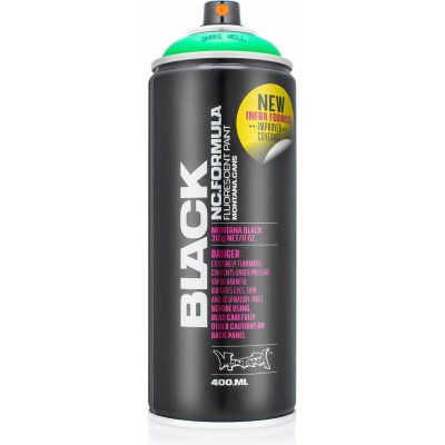 Dupli color Montana Black 400 ml Neon Green – Zboží Mobilmania